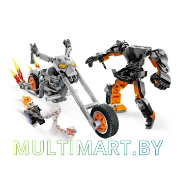 Конструктор LEGO Marvel 76245 Робот и мотоцикл Призрачного Гонщика картинка 4